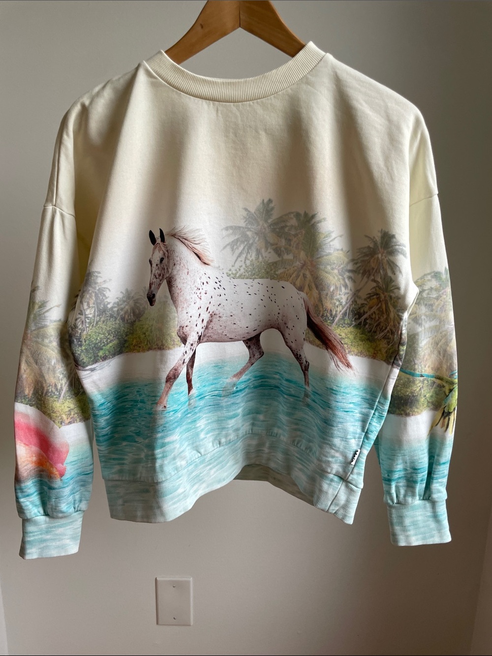 Molo “Island Horse” sweatshirt, 12Y